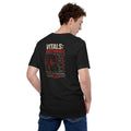 Questionable Vitals EMS Tee — black heather back