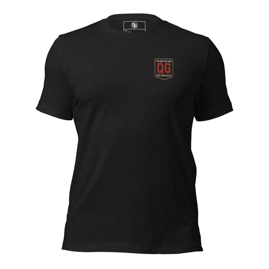 Still Answering the Call EMS Tee — black heather front