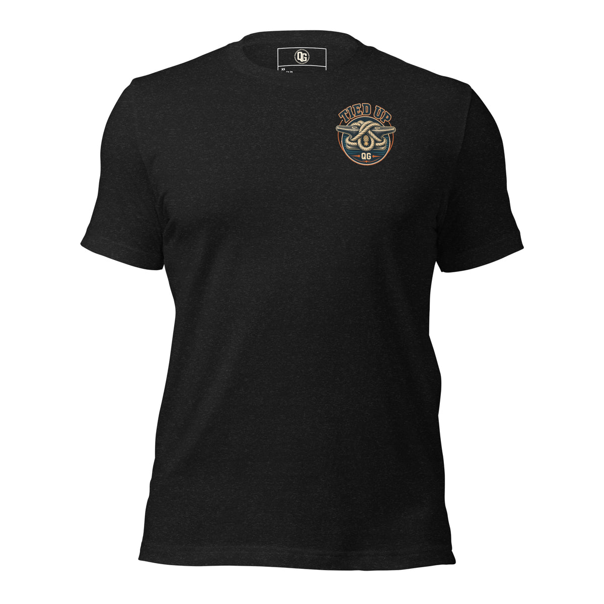 Nothing Beats Lake Days Tee in Black Heather — front view