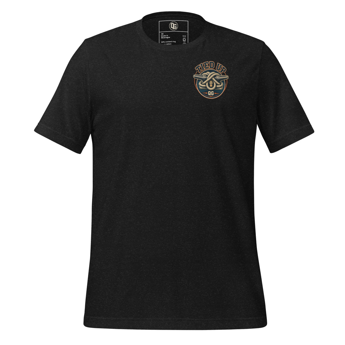 Nothing Beats Lake Days Tee in Black Heather — front view