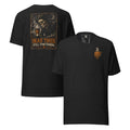 Dead Tired. Still Functioning. Tee in Black Heather — front and back