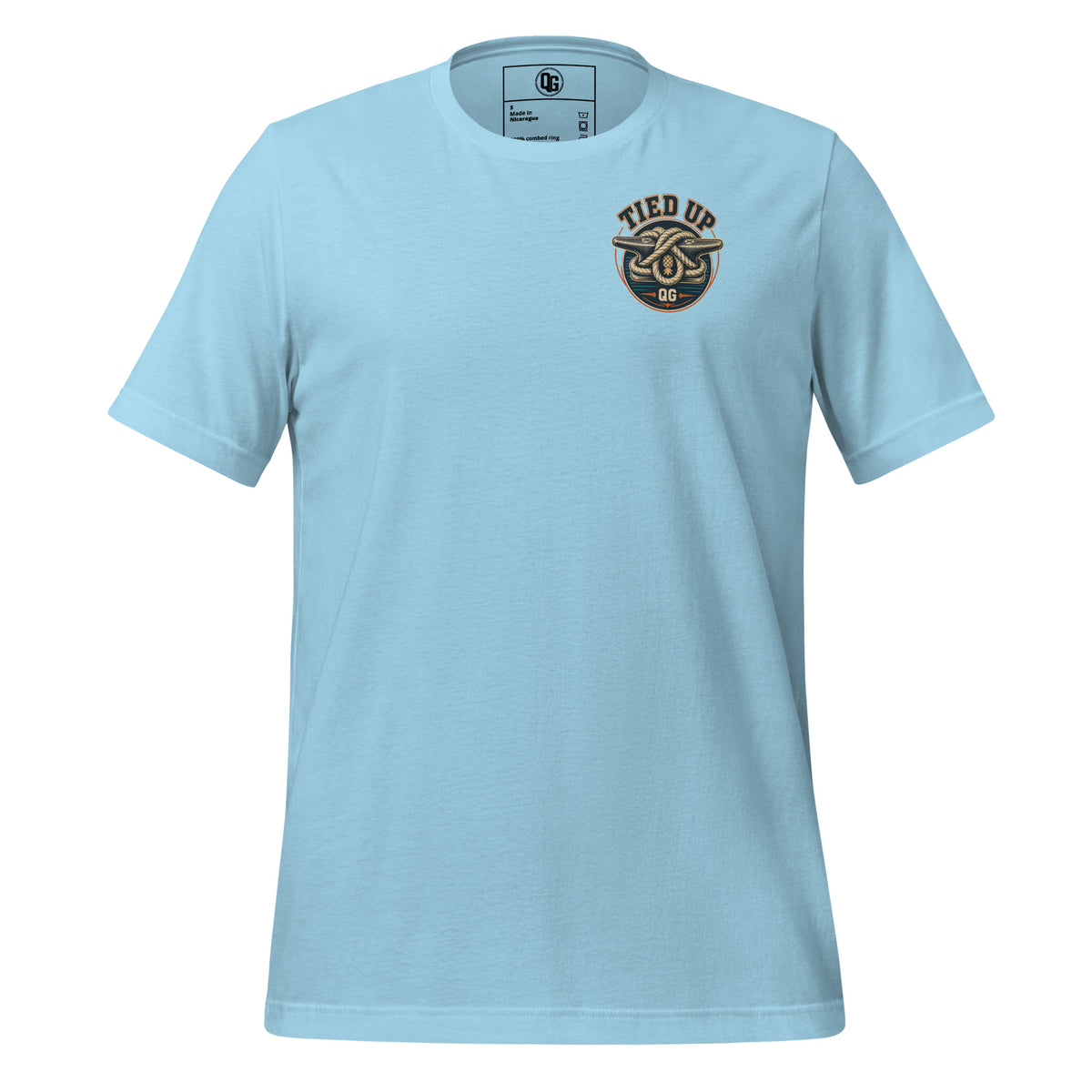 Nothing Beats Lake Days Tee in Ocean Blue — front view